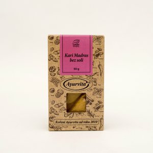 AKCIA 1+1 Kari Madras bez soli 50g AYURVITA