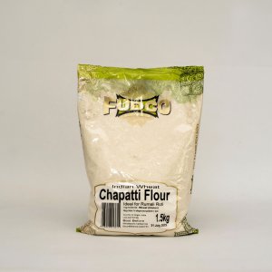 Chapati - múka pšeničná celozrnná jemná 1,5kg FUDCO