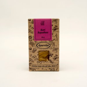 AKCIA 1+1 Kari Rajasthan stredne pálivé 50g AYURVITA