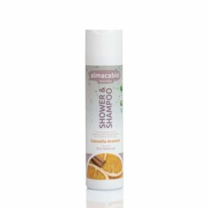 Telový a vlasový šampón ŠKORICA A POMARANČ 250ml ALMACABIO