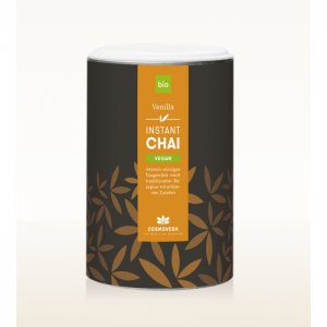 ZĽAVA 50 % BIO CHAI VEGAN instantný nápoj - vanilka 180 g COSMOVEDA