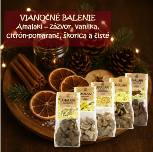 VIANOČNÉ BALENIE AMALAKI OCHUTENÉ