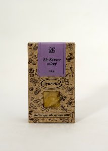 AKCIA 1+1 BIO Zázvor mletý 35g AYURVITA