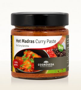 BIO Kari pasta pálivá Madras 175g COSMOVEDA